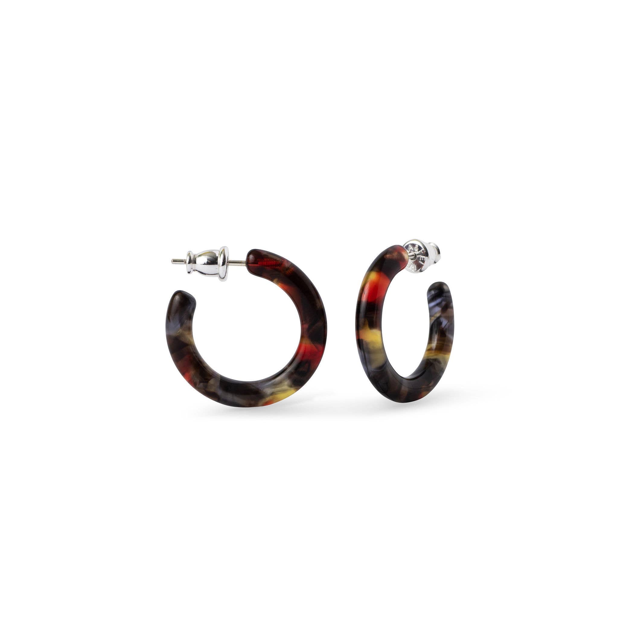 Ultra Mini Hoop Collection | Small Acetate Hoops: Dew Drop