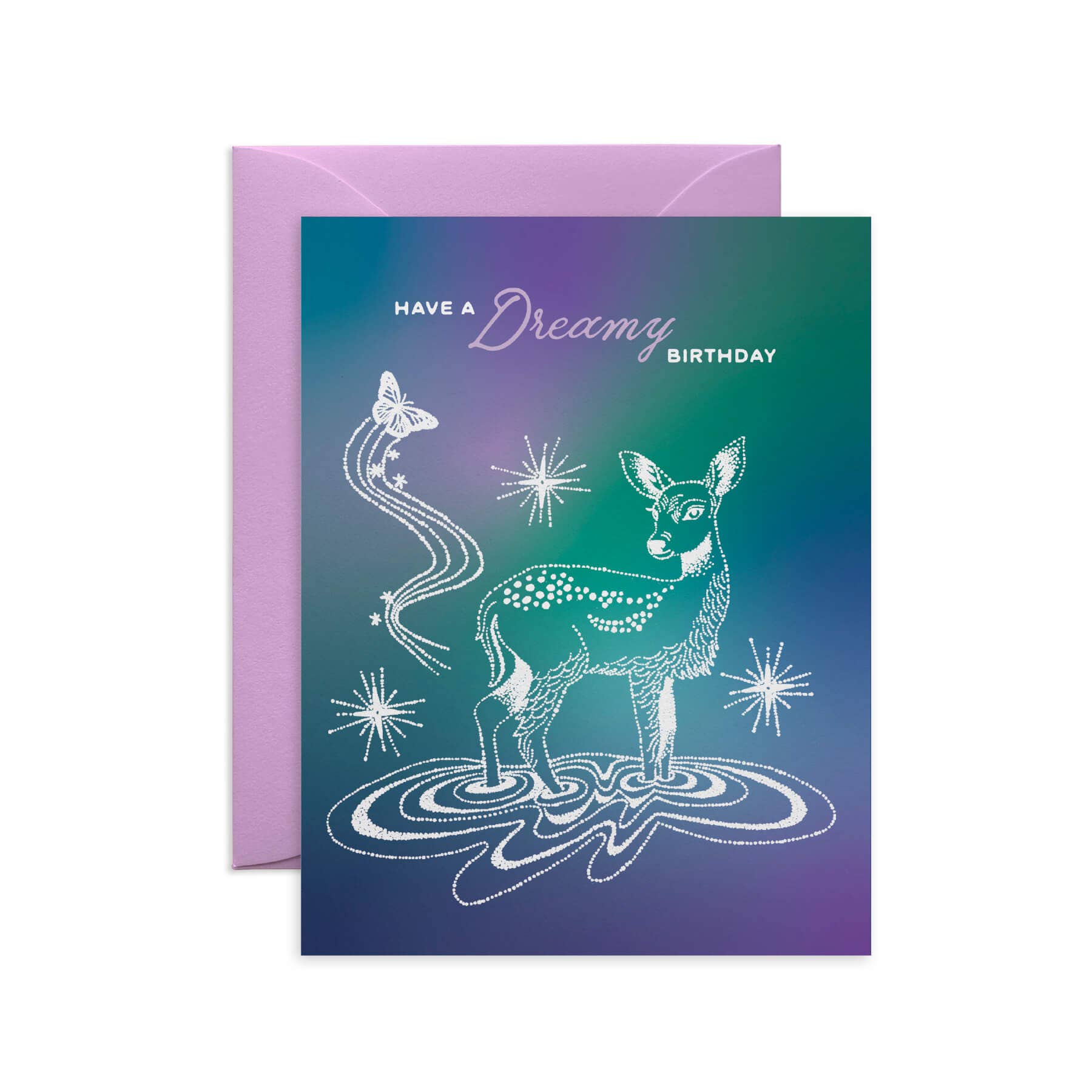 Deer Constellation Birthday Card
