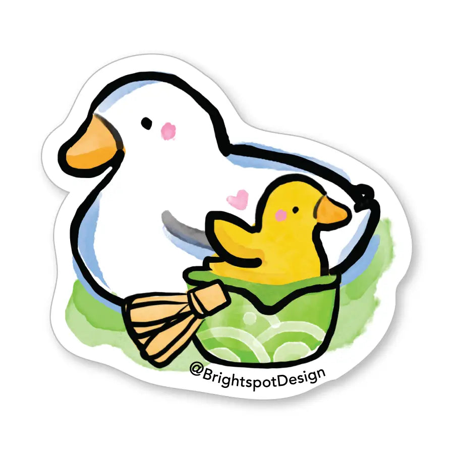 Duck Matcha Sticker