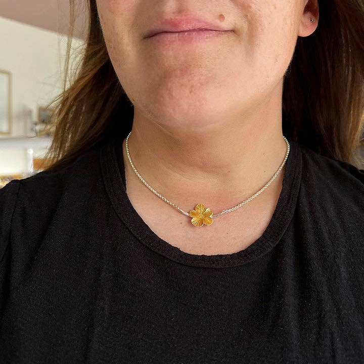 Organic Fun Ditsy Flower Necklace