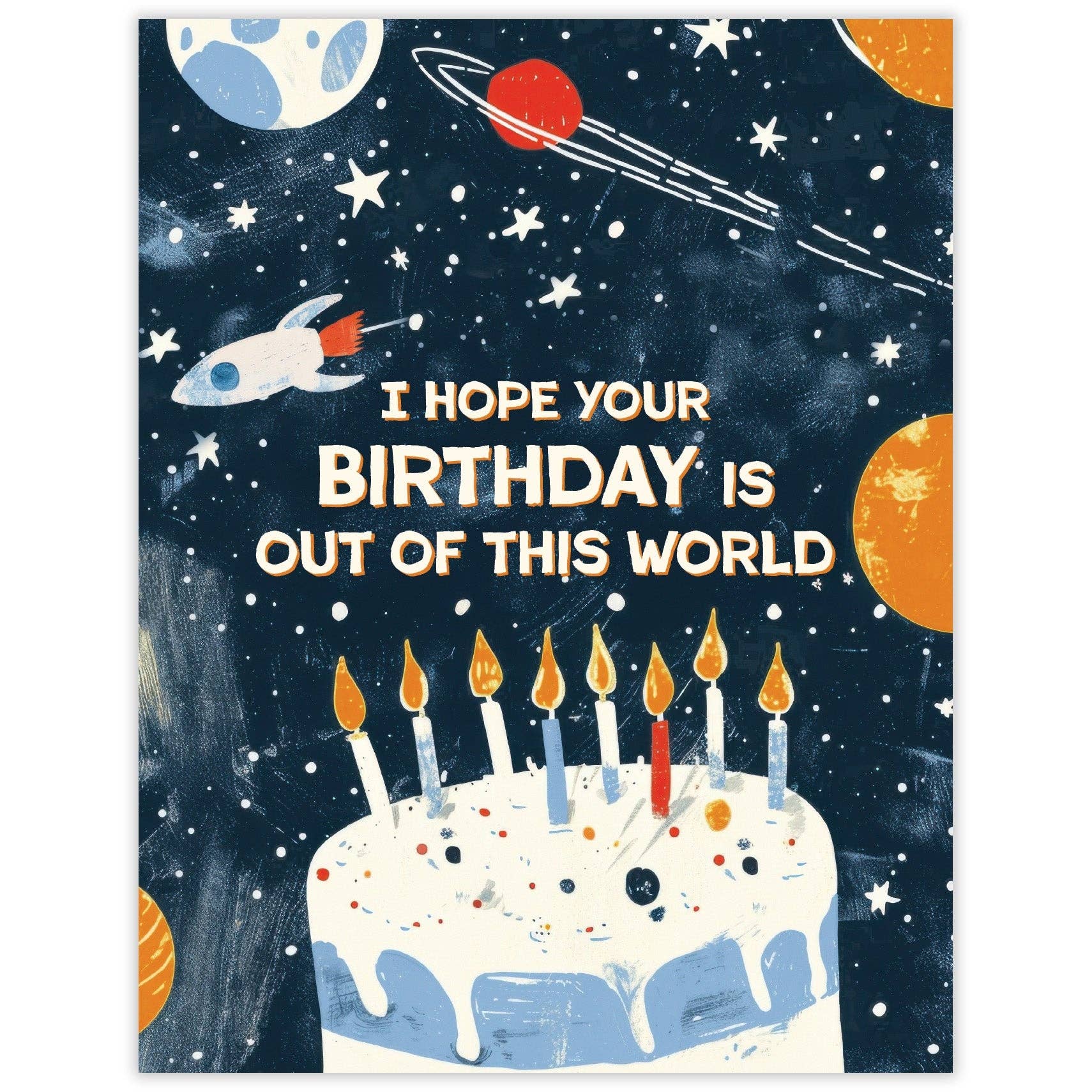 Out Of This World Birthday Card
