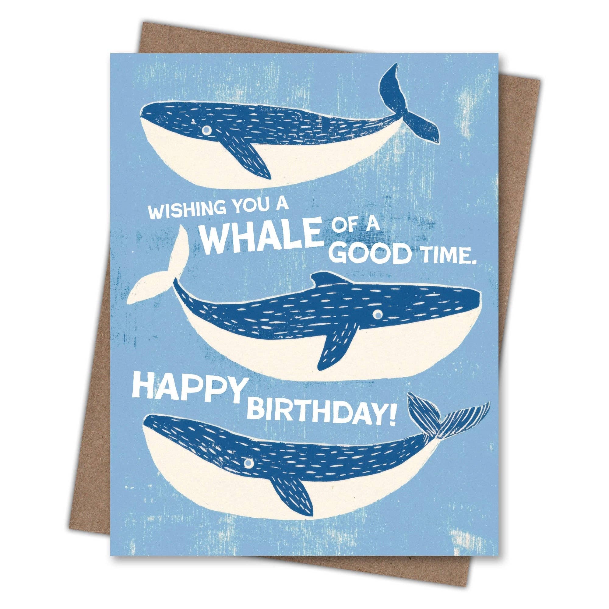 Whale Of A Good TIme Birthday Card