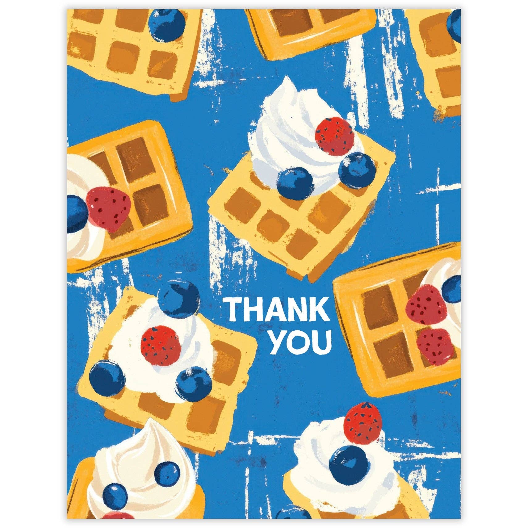 Waffles Thank You Card