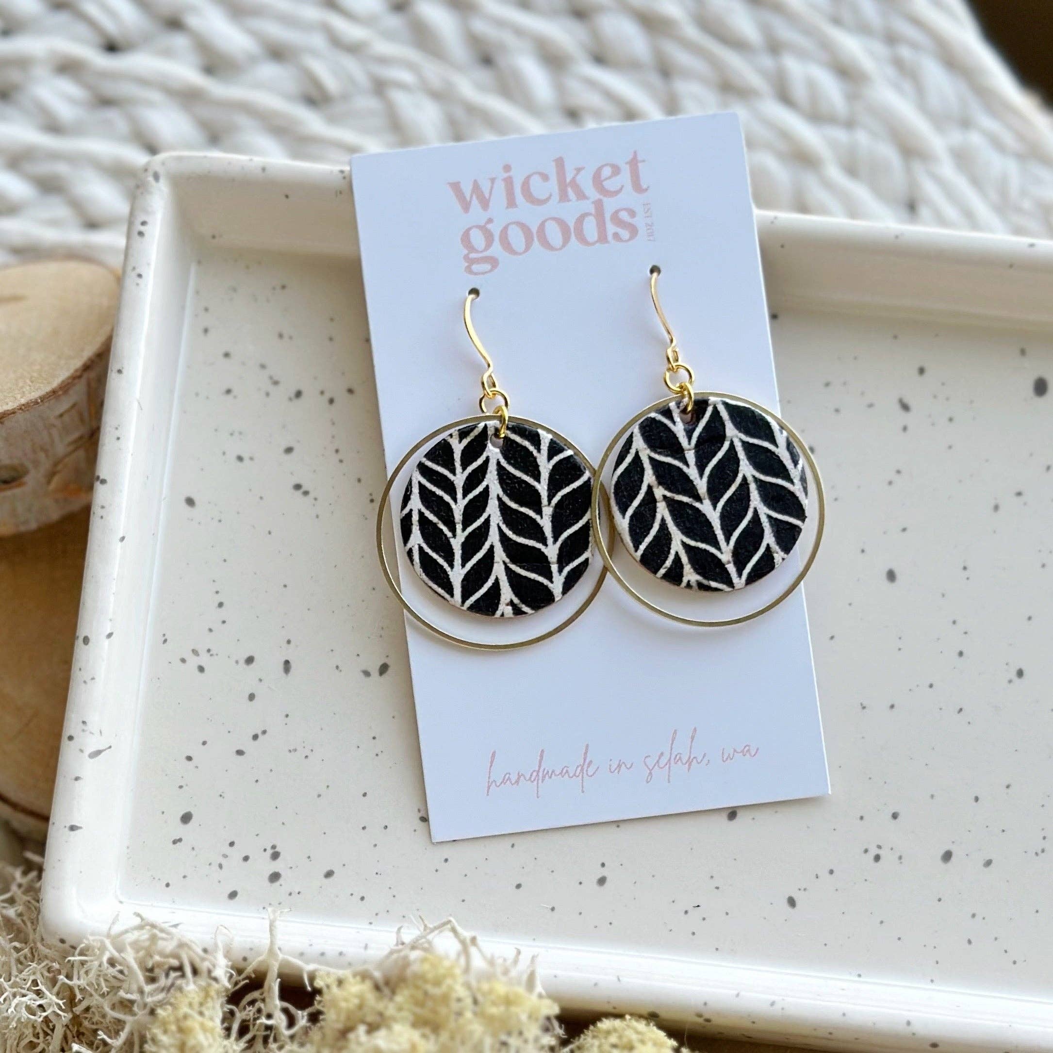 Mina Hoops | Feather
