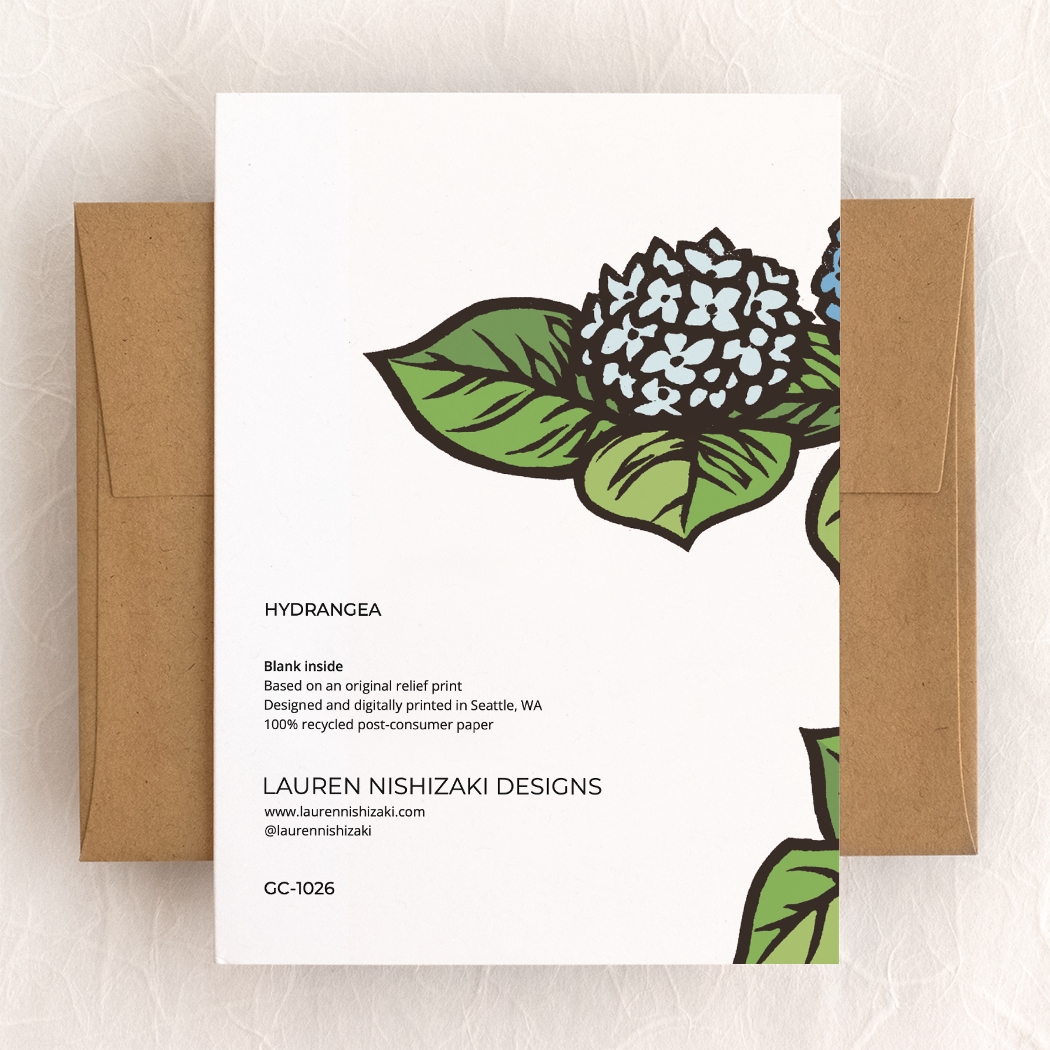 Hydrangea - Card
