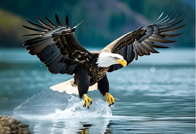 Bald Eagle 3D Magnet