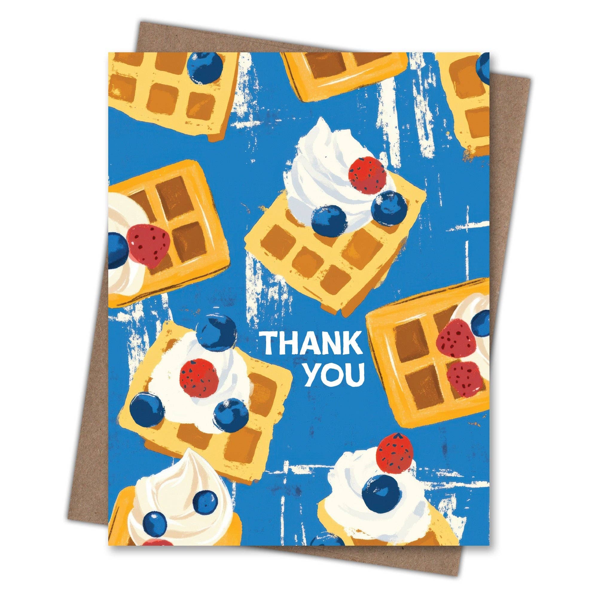 Waffles Thank You Card