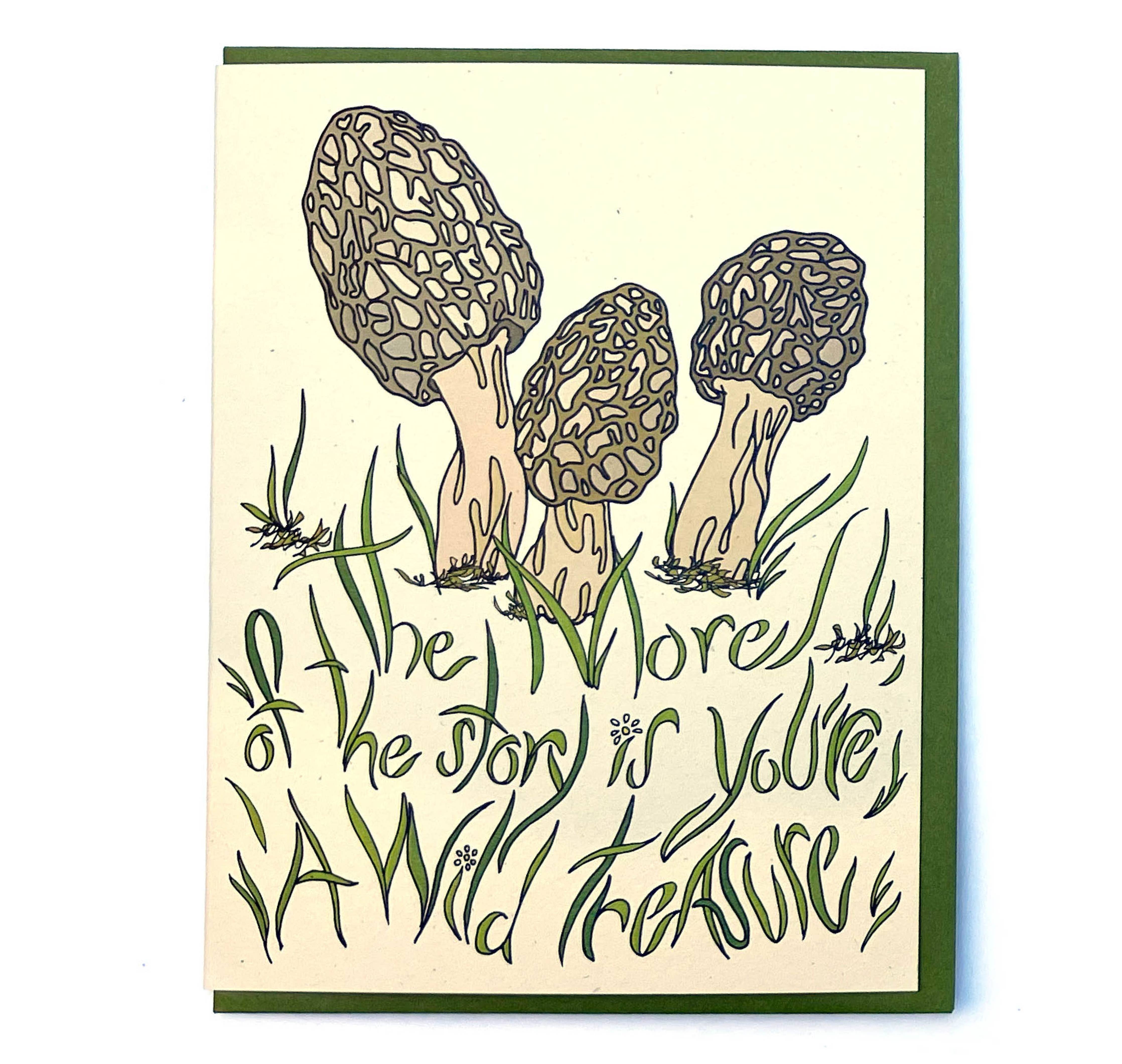 Morel Mushroom Card