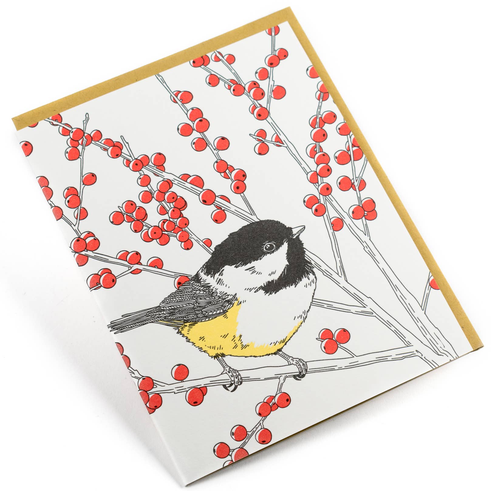 Black-capped Chickadee Card: Single Card