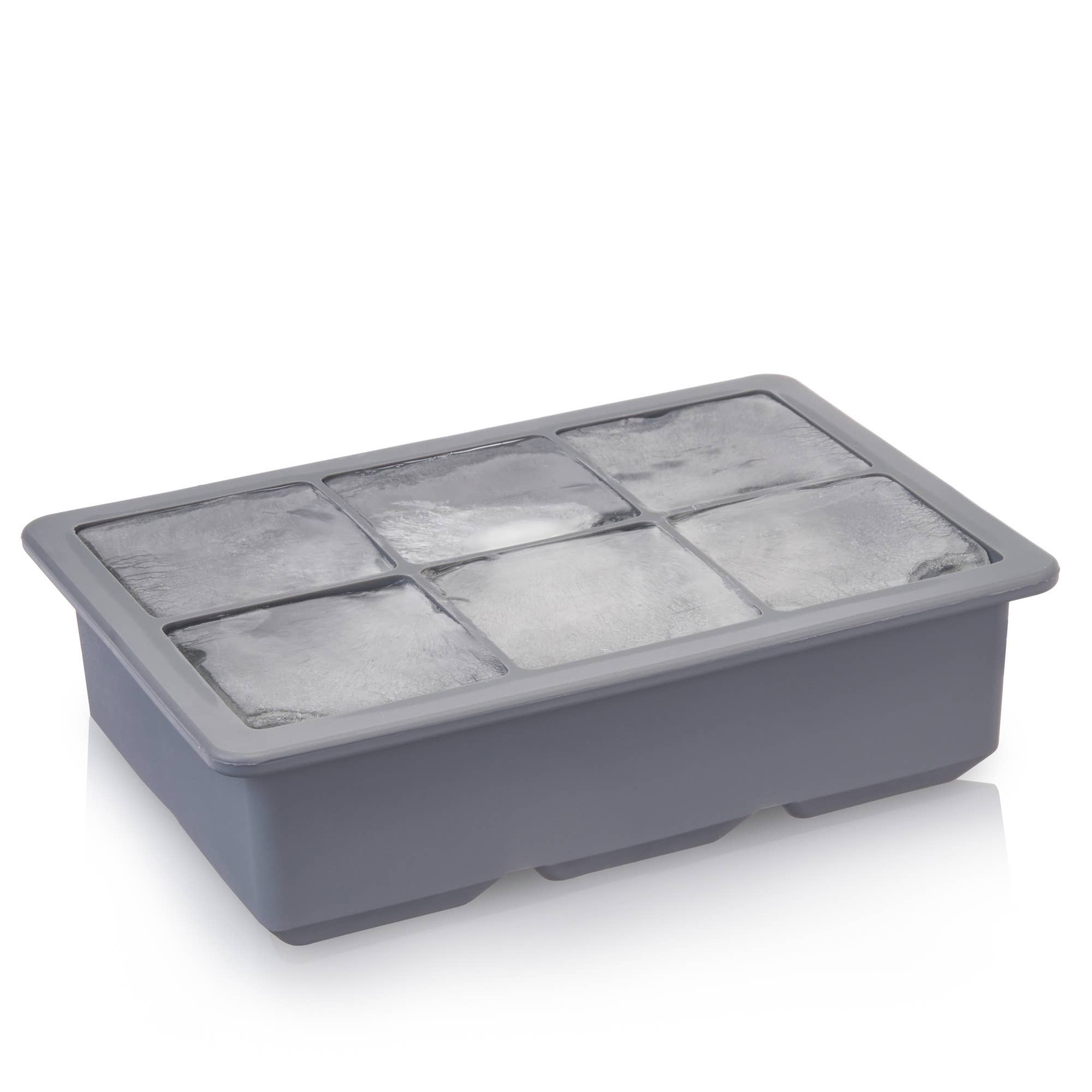 Glacier 2 inch Whiskey Ice Cube Tray with Lid