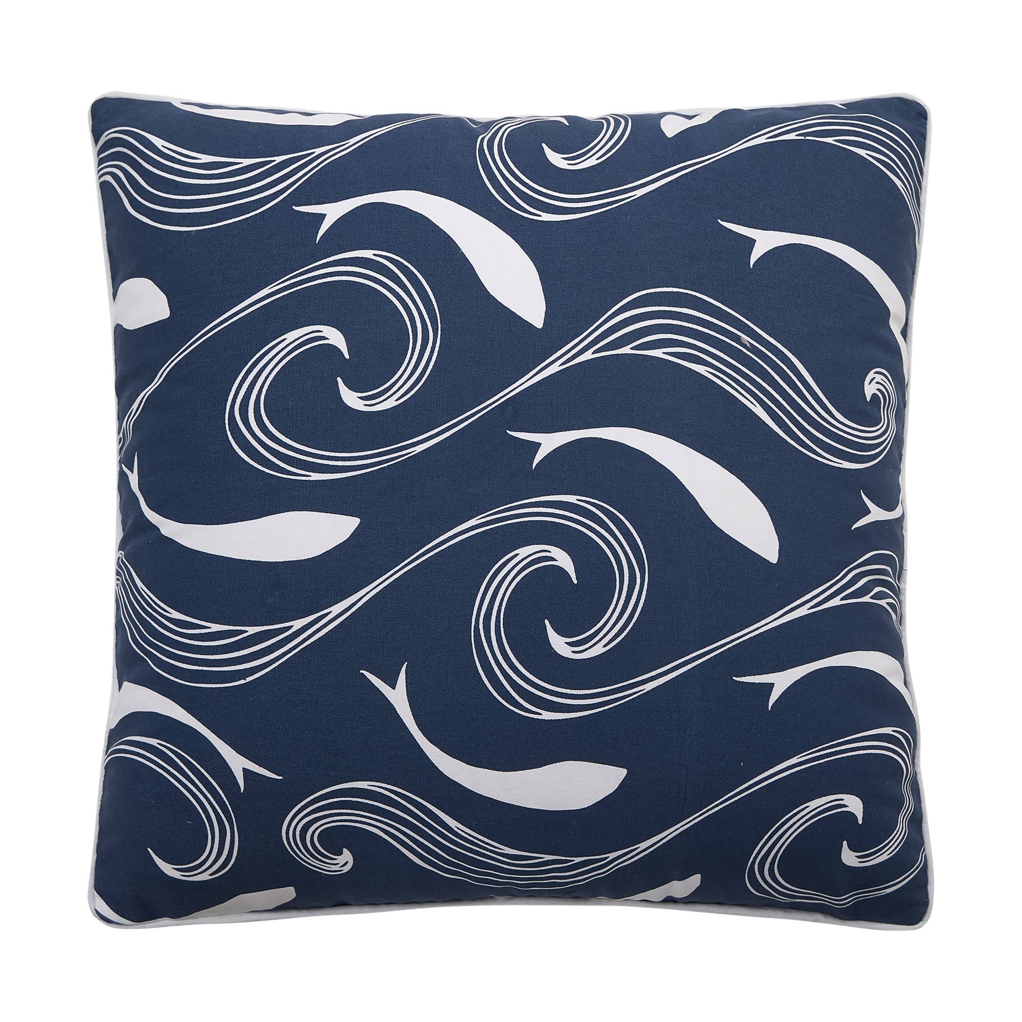 Wavesand Fish Indoor/Outdoor Printed Pillow - Kate Nelligan