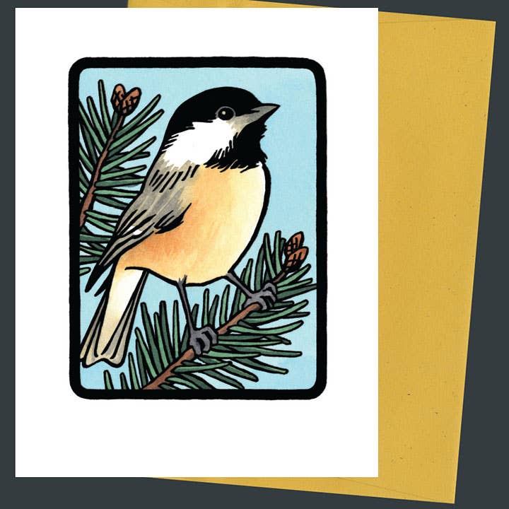 Black-Capped Chickadee Card: Individual
