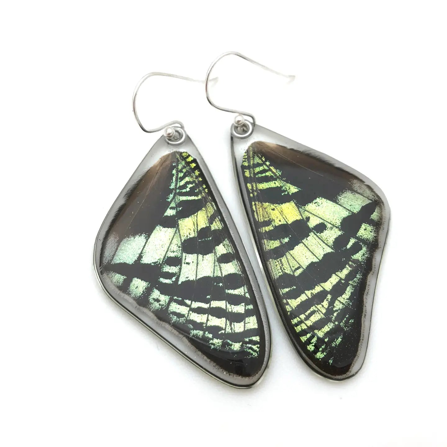0055 Sunset Moth Butterfly Earrings