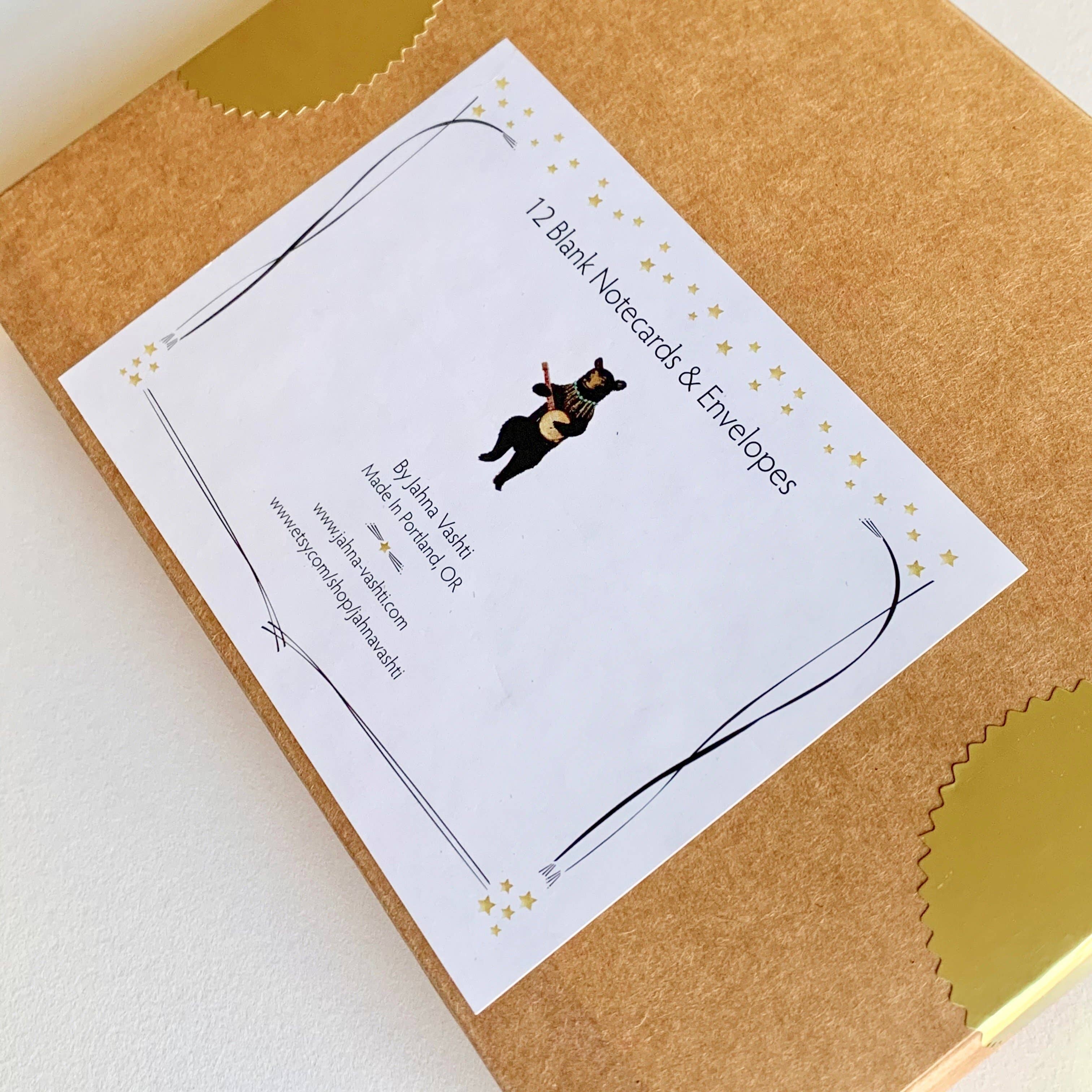 "The Waltz of Winter" Boxed Holiday Christmas Cards / Sets of 6 or 12: Set of 6