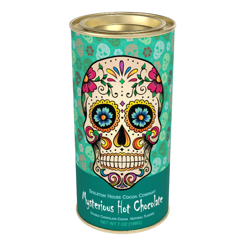 Skeleton House "Mysterious" Double Choc. Cocoa (7oz Tins)