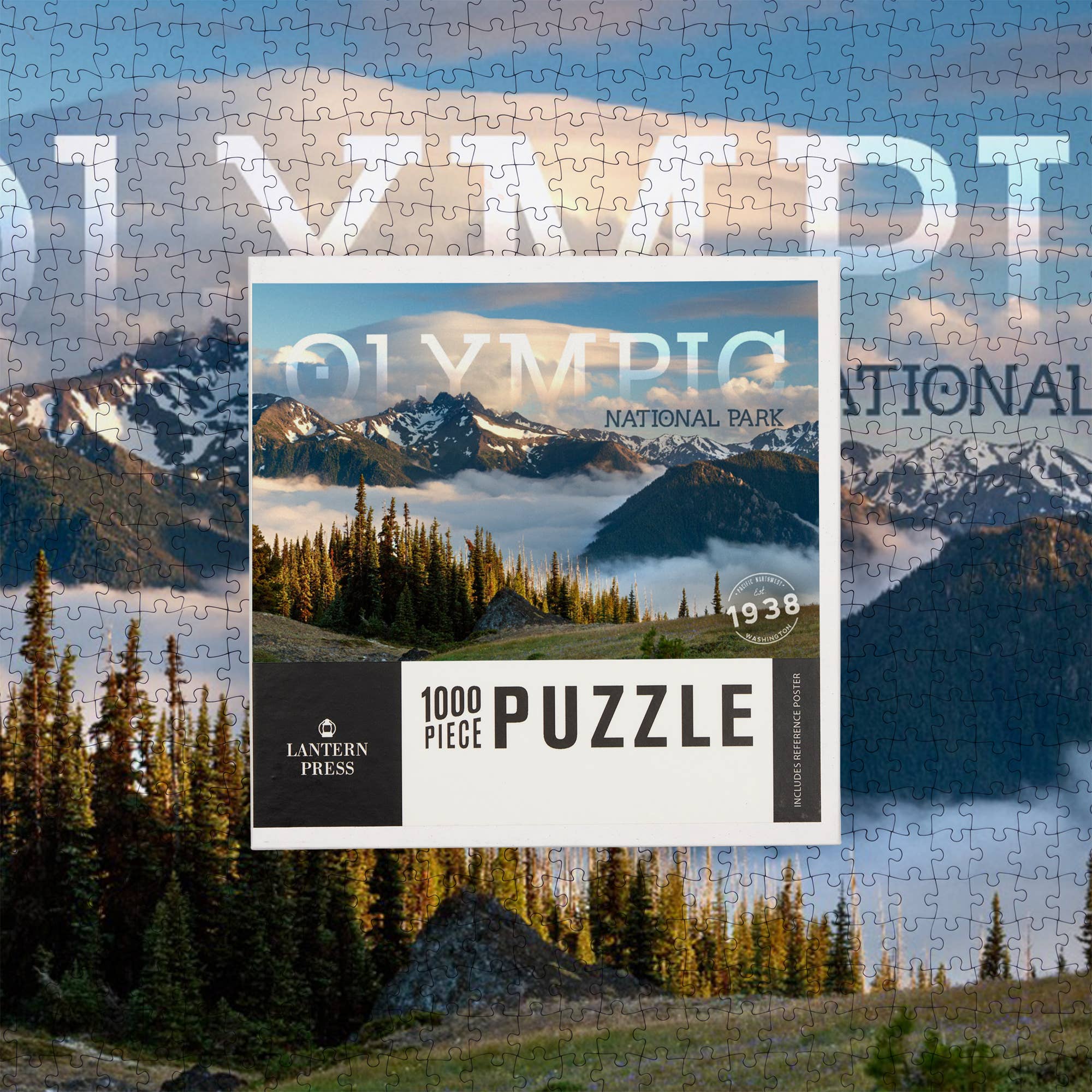 1000 PIECE PUZZLE Olympic National Park, Washington, 1938