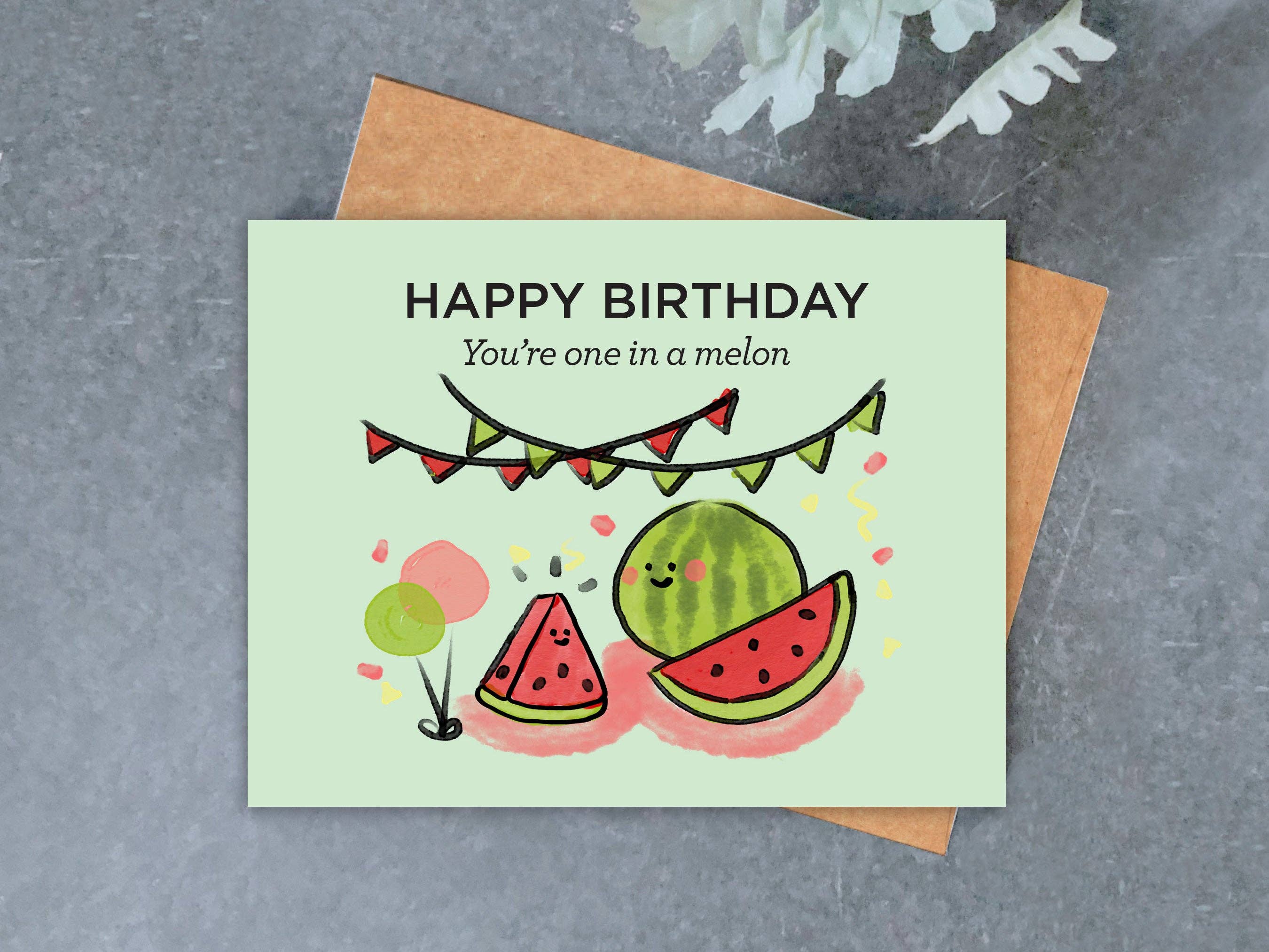 Watermelon Card