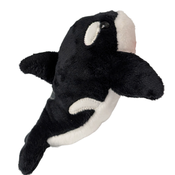 Finley the Canned Orca | Stuffed Animal Plush w/Jokes | Gift: Pop Top Lid