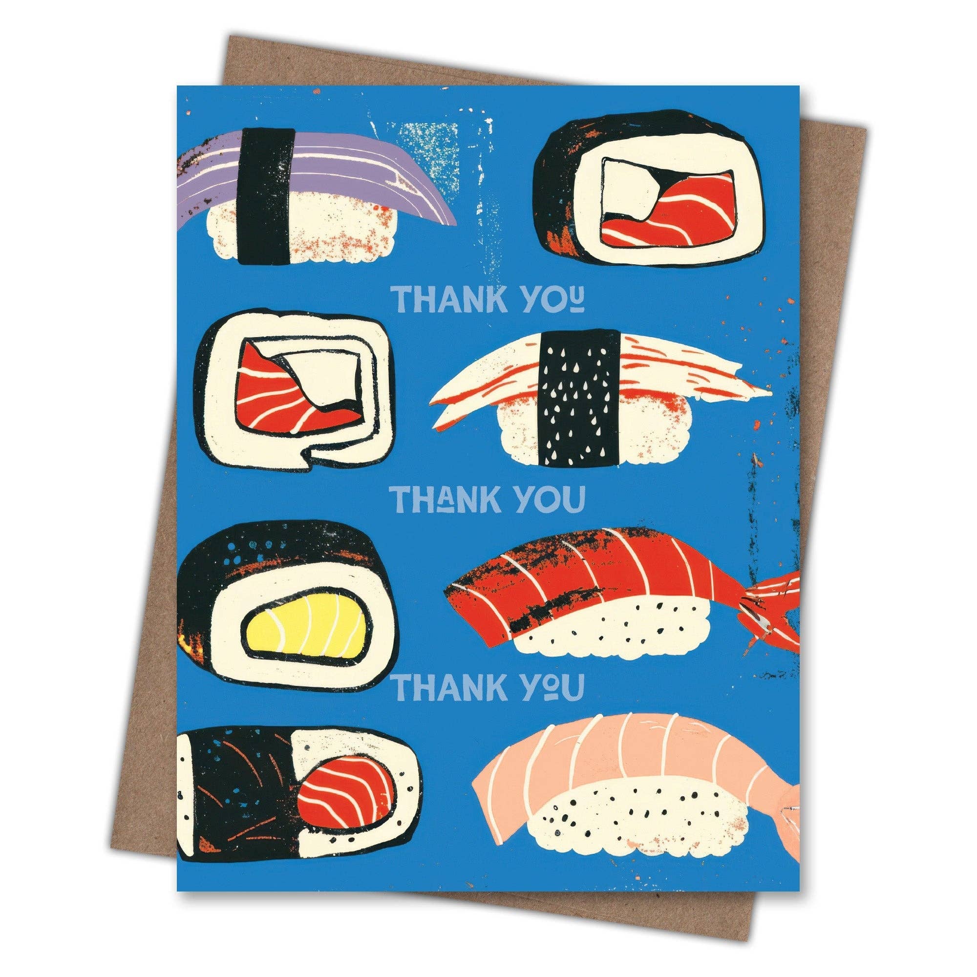 Sushi Thank You Card
