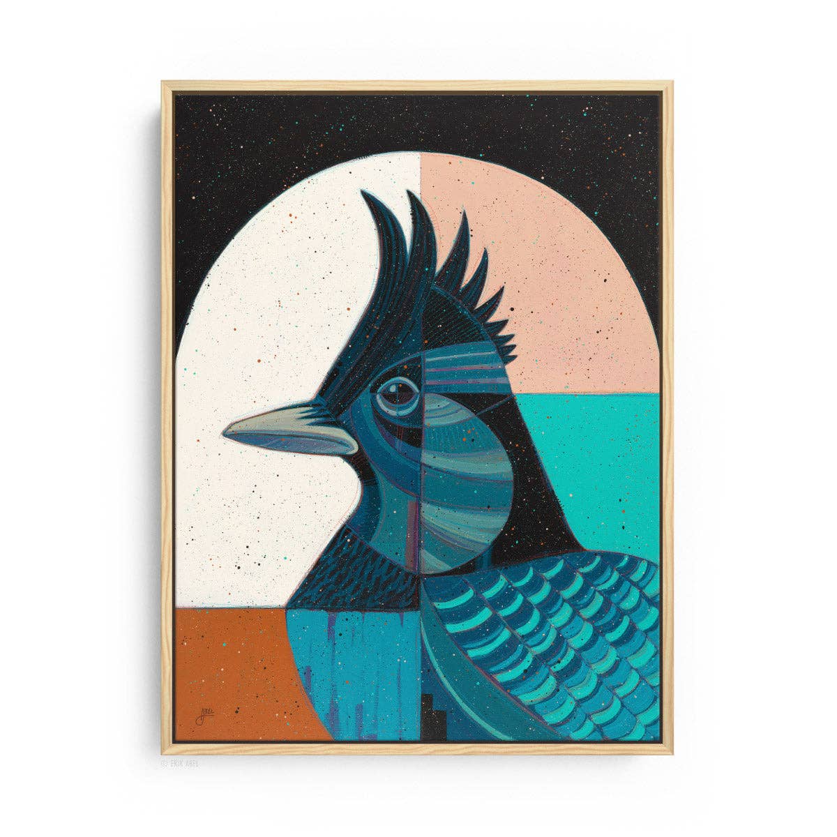 Steller's Jay - WHLSL Print: Unframed / 9x12 / Paper