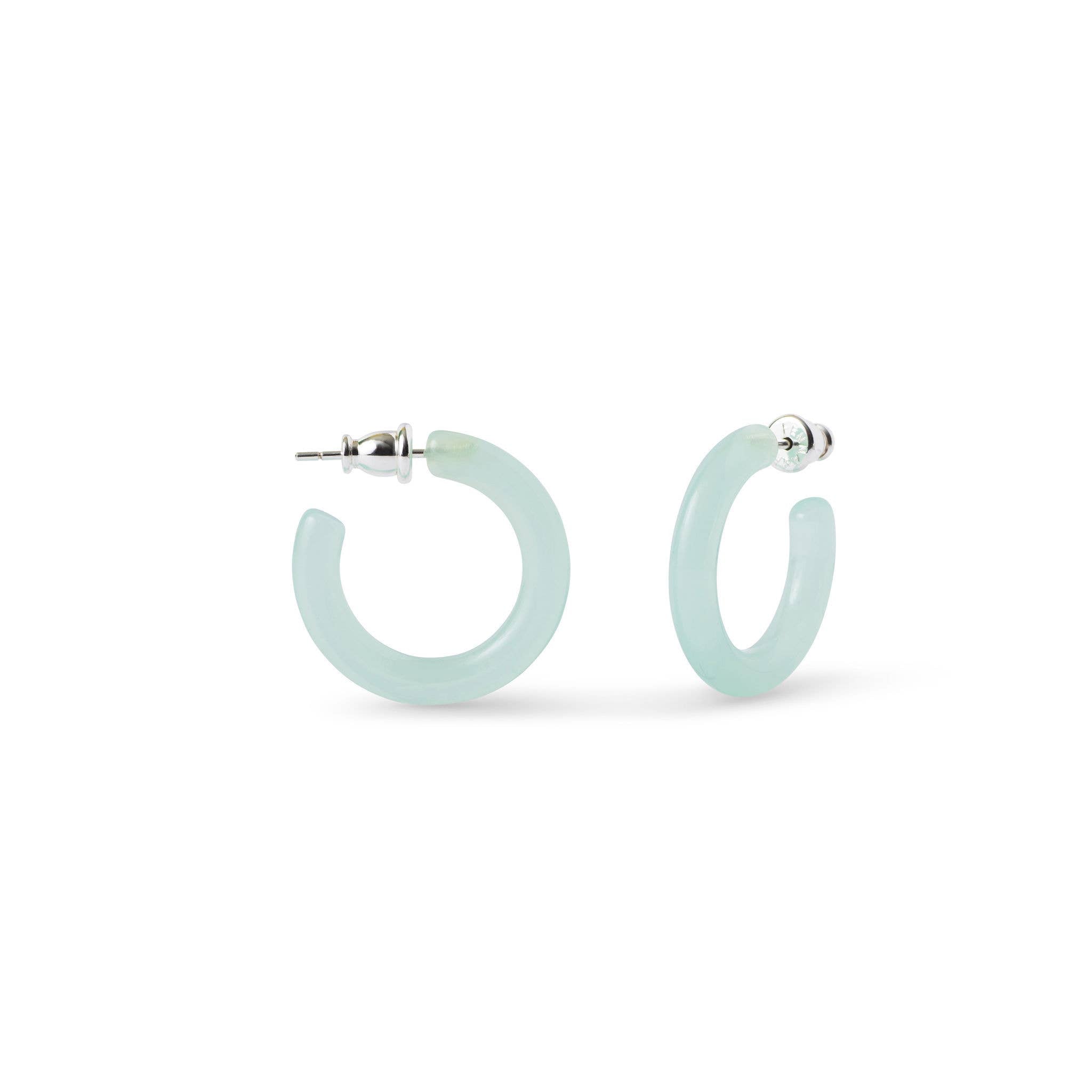 Ultra Mini Hoop Collection | Small Acetate Hoops: Lavender