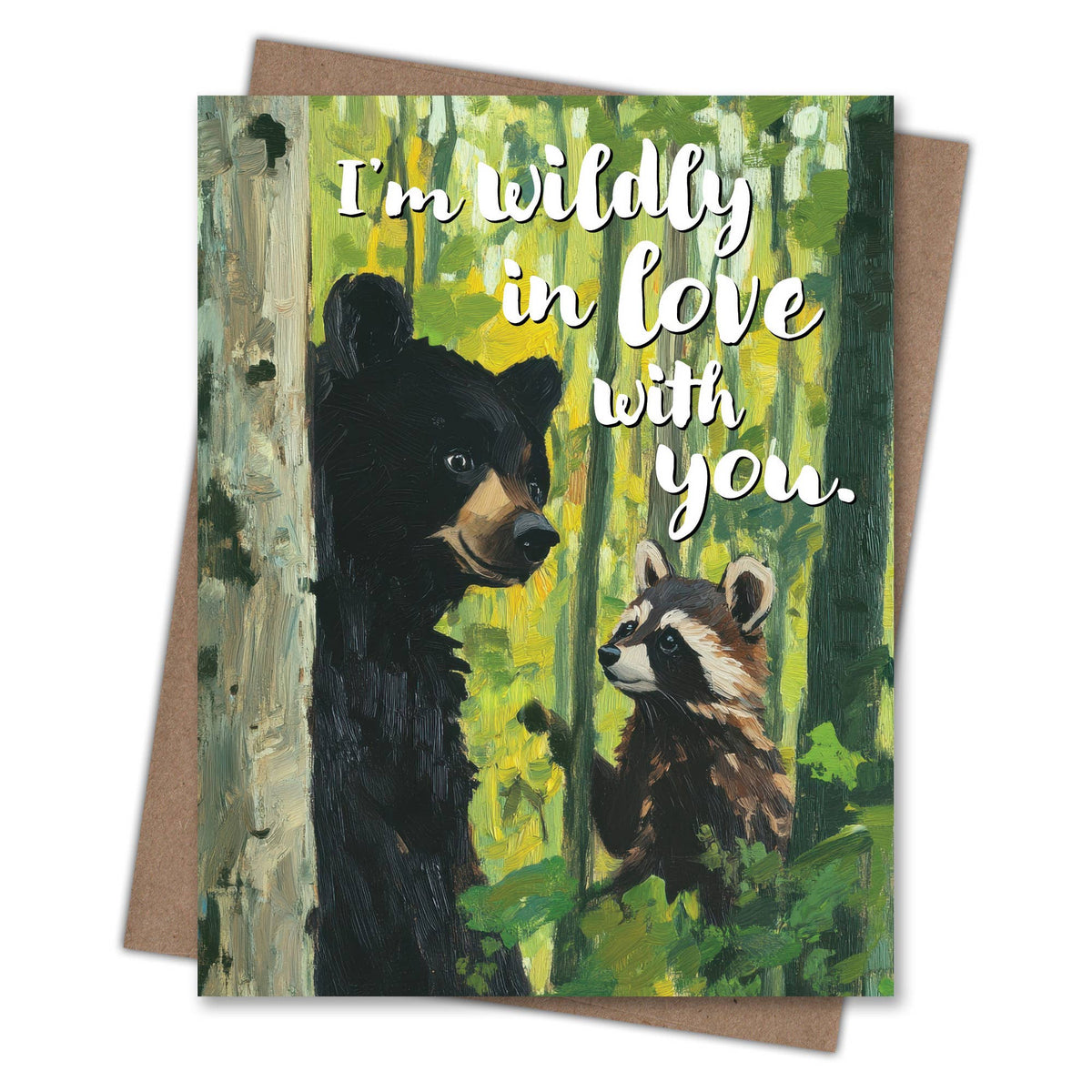 Wildly in Love – Recycled Love Card for Nature Lovers