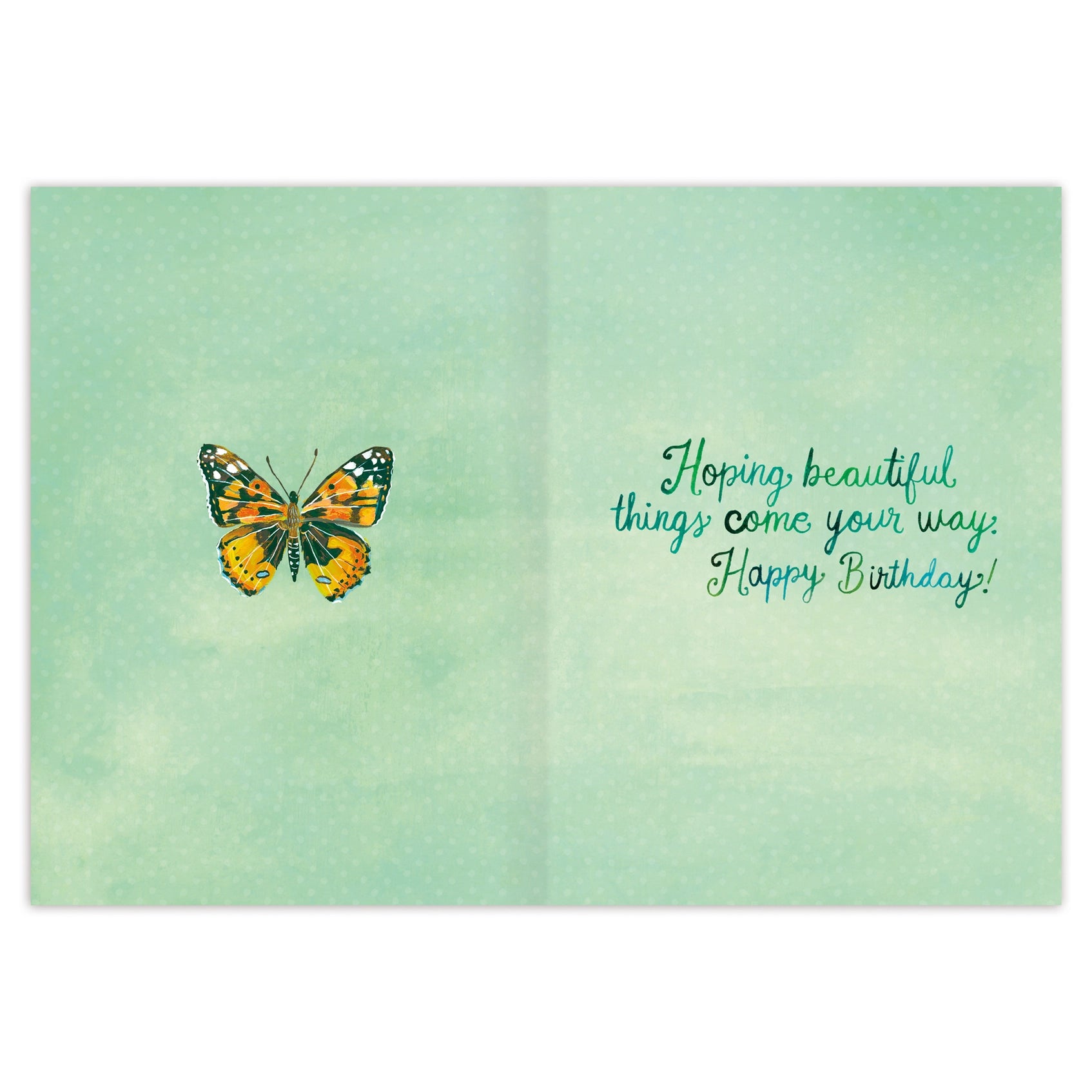 Find me in the Flowers Birthday Card