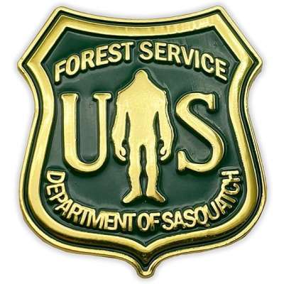USFS Dept. of Sasquatch - Green Lapel Pin