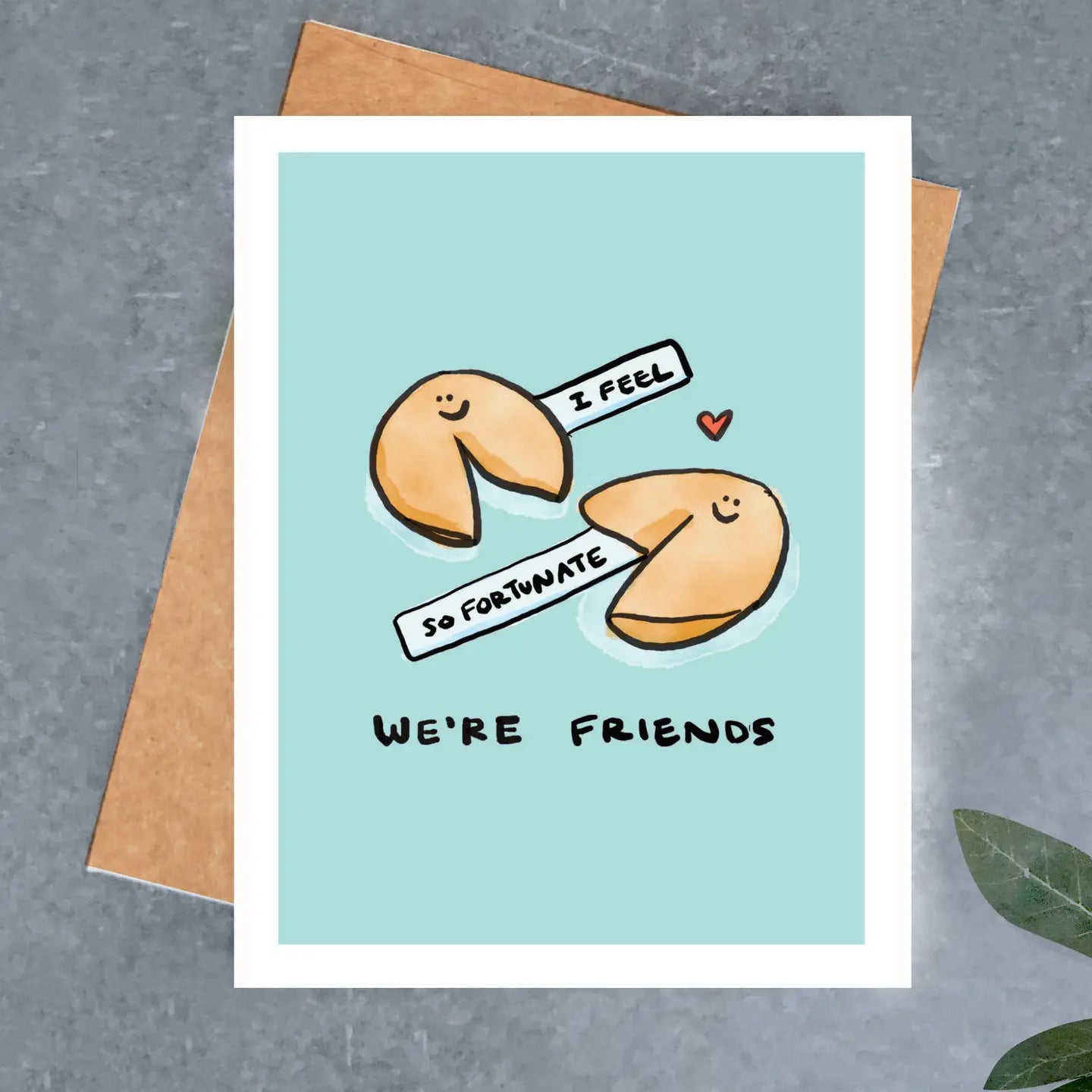 Fortune Cookie Friend Card