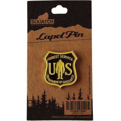 USFS Dept. of Sasquatch - Green Lapel Pin