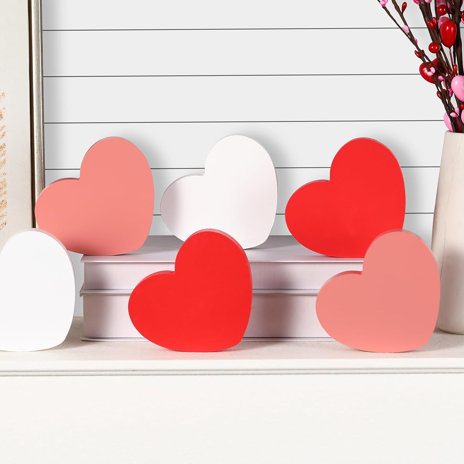 Wooden Valentine's Hearts