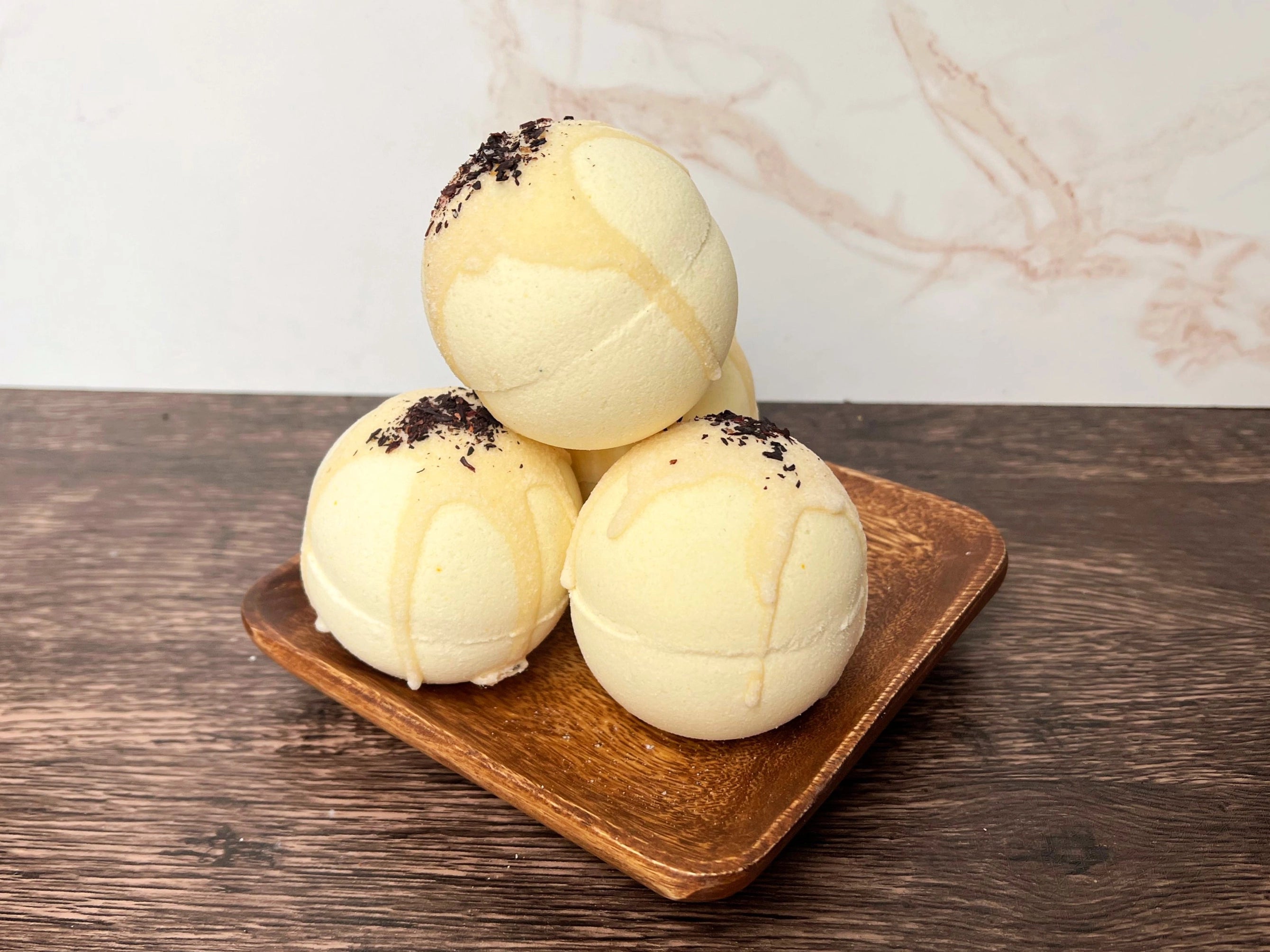 Sweet Hibiscus & Honey Artisan Bath Bomb