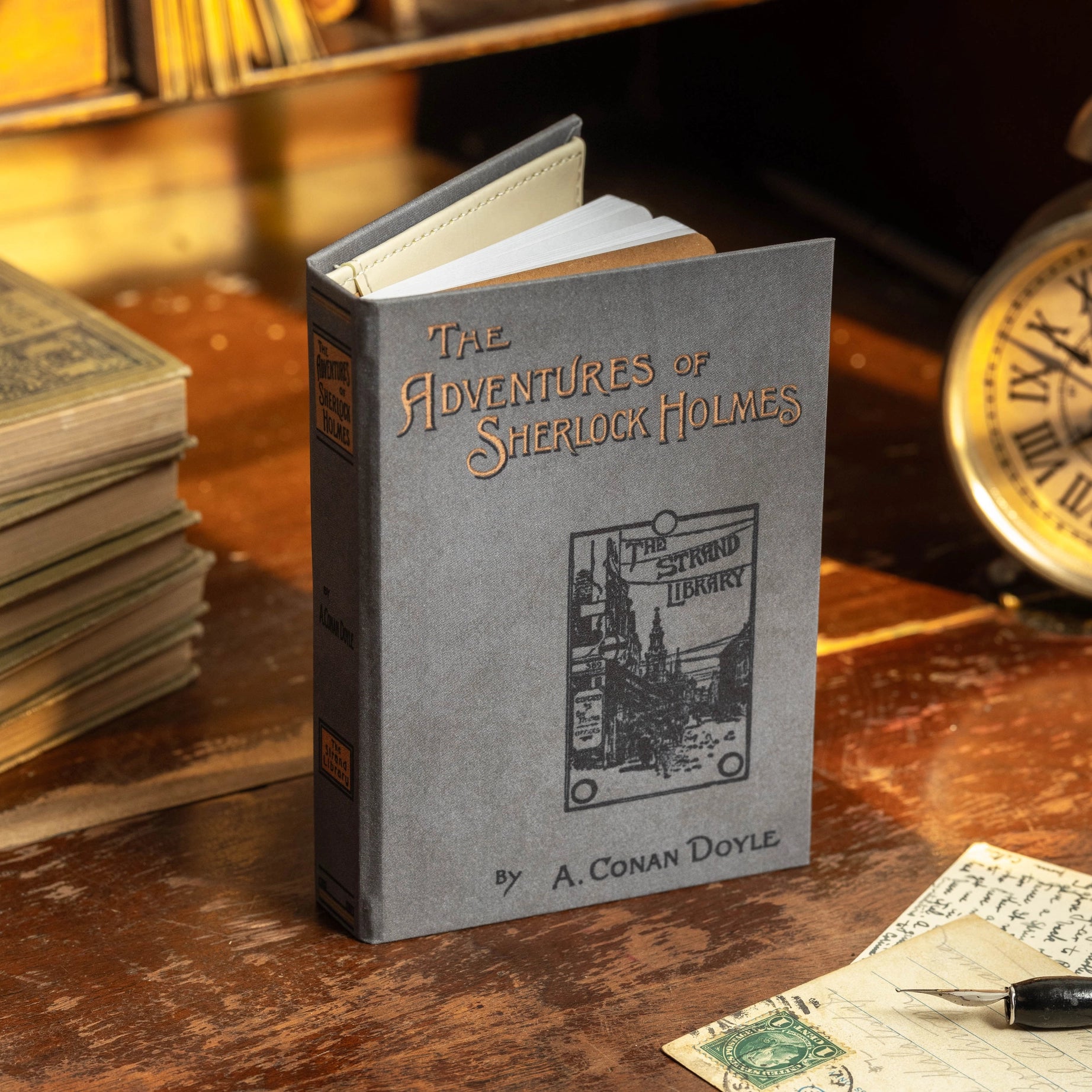 'The Adventures Sherlock Holmes' By Arthur Conan Doyle Passport/Notebook Wallet