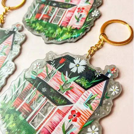Prairie House Keychain