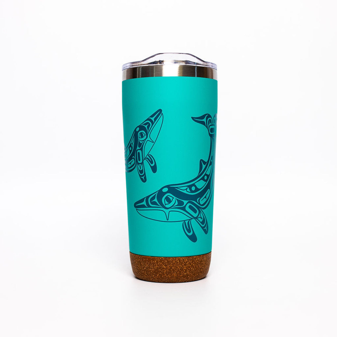 Cork Base Travel Mugs | Humpback Whale