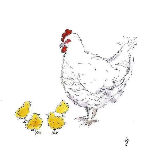 Mama Hen Card