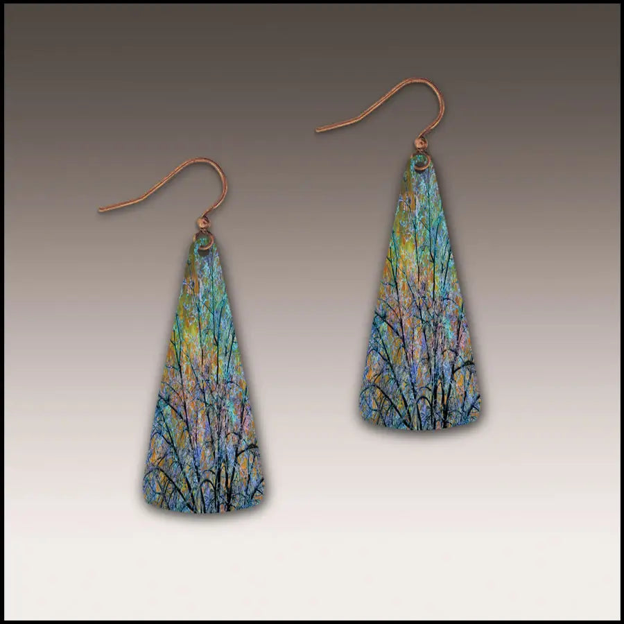 ME22Z Triangle Drop Earrings
