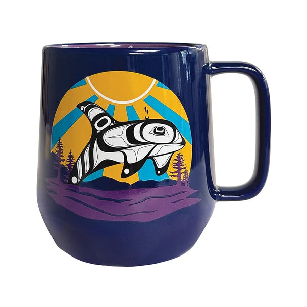 20 oz Big Ceramic Mug - Killer Whale