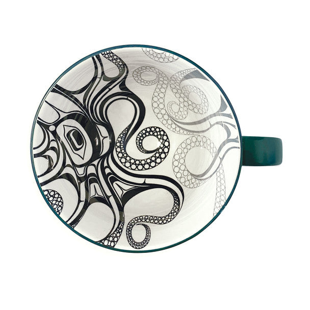 Porcelain Art Mug - Octopus (Nuu) by Ernest Swanson