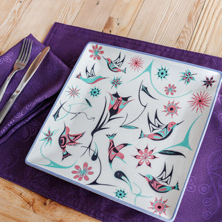 Serving Plate - Hummingbird