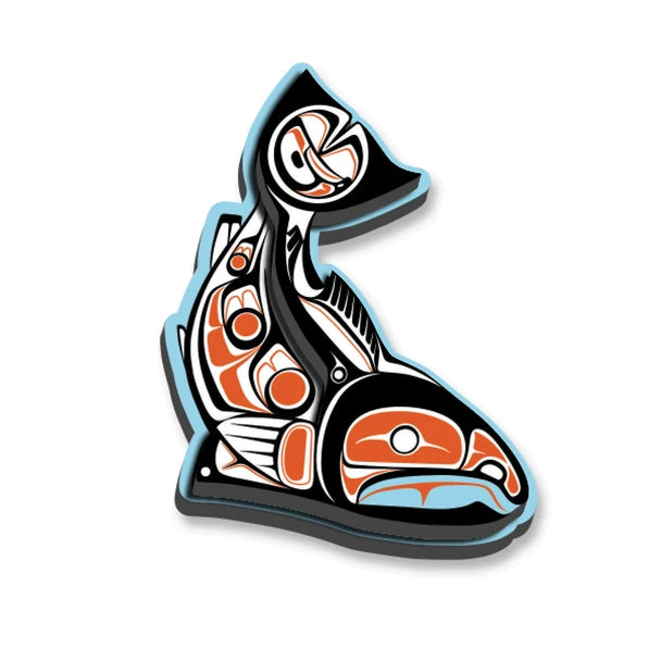 3D Magnet Sockeye Salmon by Paul Windsor