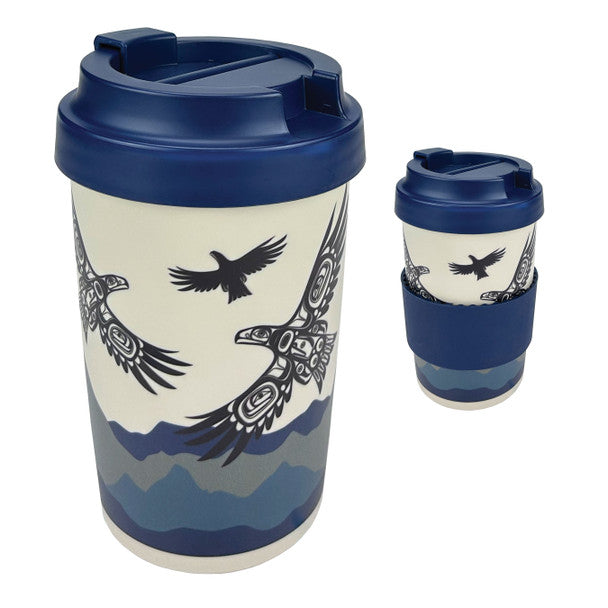15 oz Eco Travel Mug - Soaring Eagle