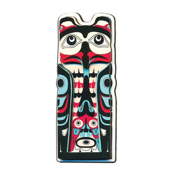 3D Magnet Eagle Raven Totem by T.J. Swaayaans Young
