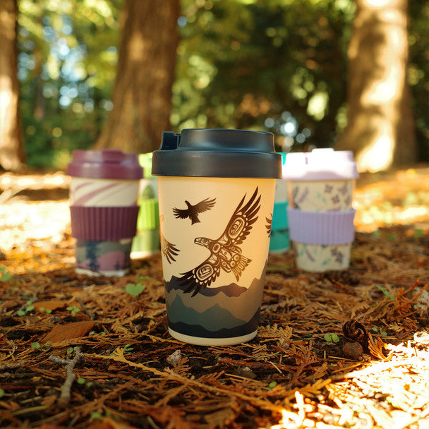 15 oz Eco Travel Mug - Soaring Eagle