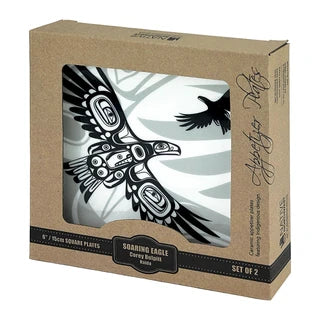 Appetizer Plates (Set of 2) - Soaring Eagle