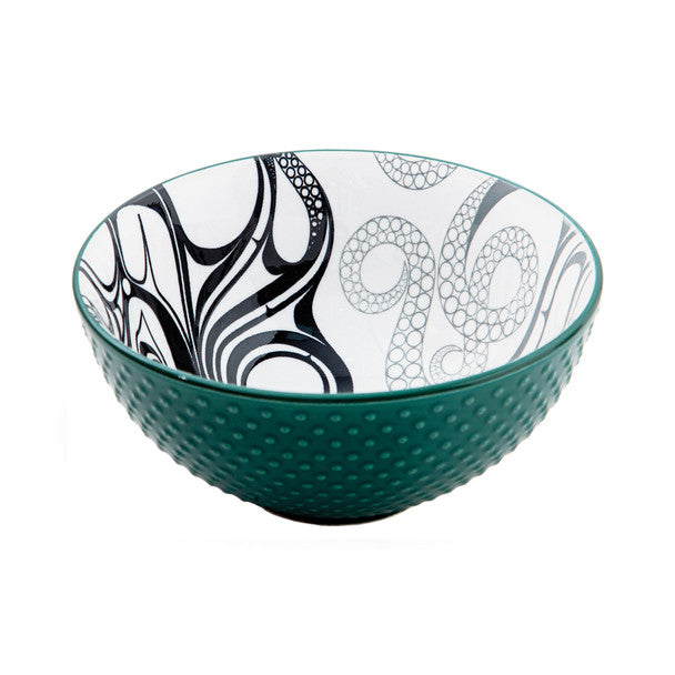 Octopus (NUU) by Ernest Swanson Porcelain Art Bowl