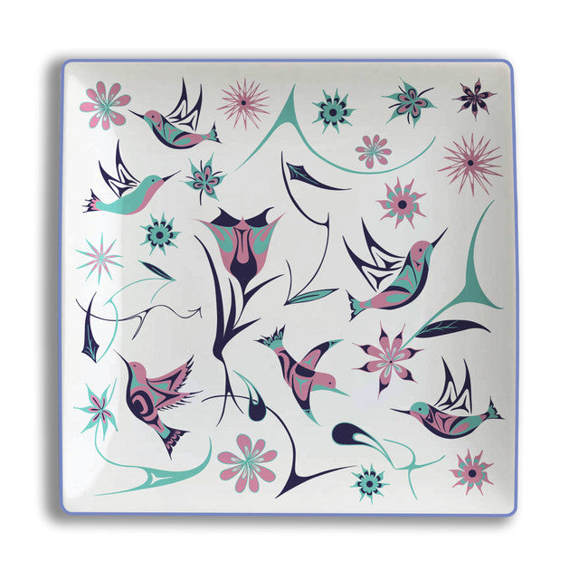 Serving Plate - Hummingbird