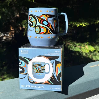 20 oz Big Ceramic Mug - Whale
