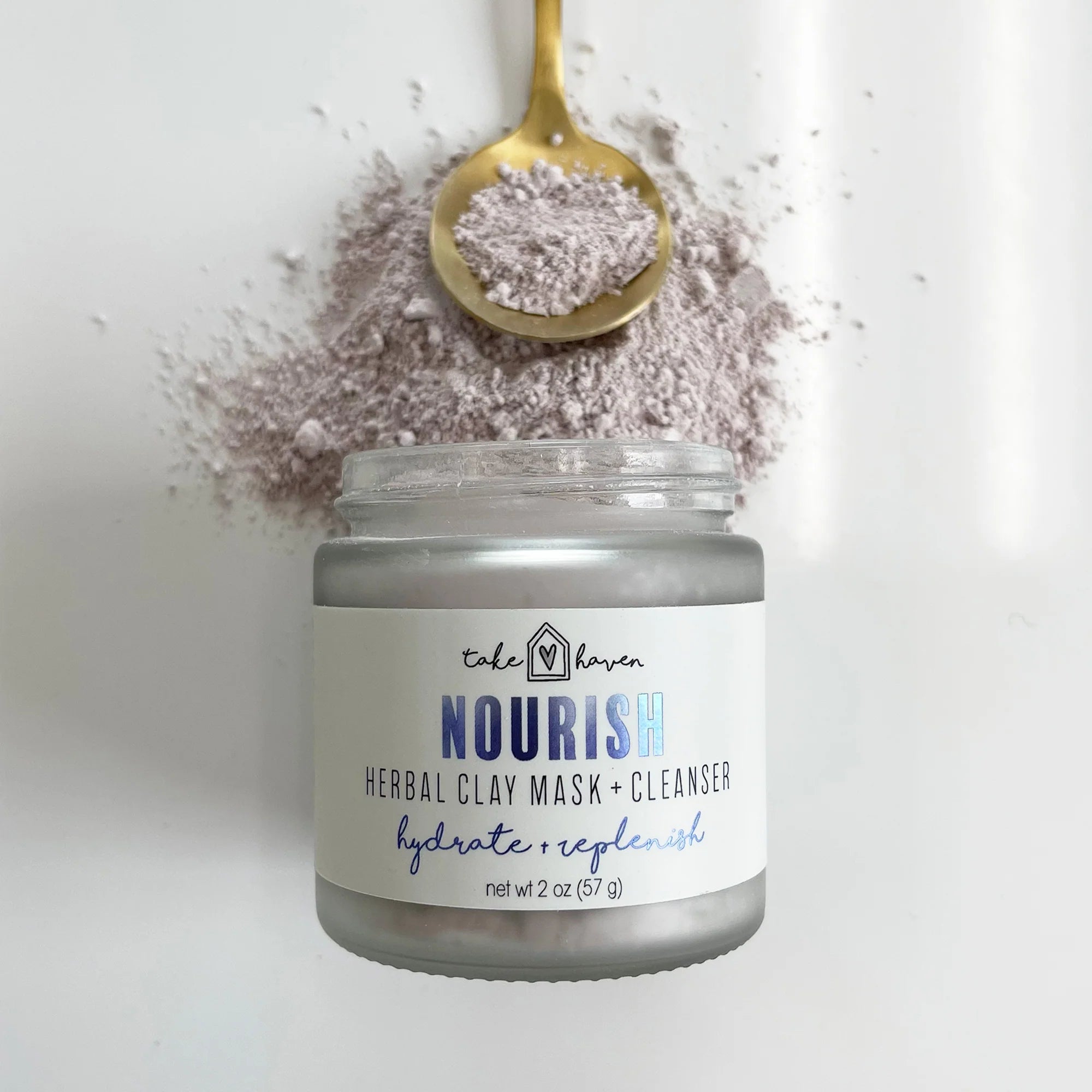 Nourish Herbal Clay Face Mask