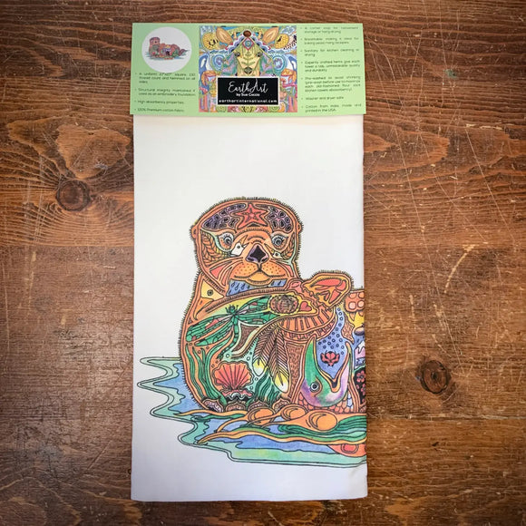 Bainbridge Island Otter Flour Sack Towel
